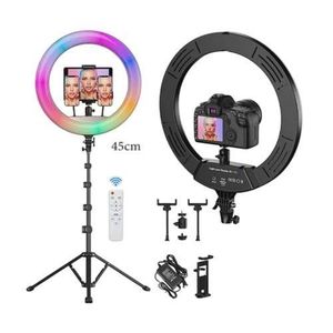 RL-18 inch Ring Light (RGB) Soft Ring Light with Remote control - Black/White