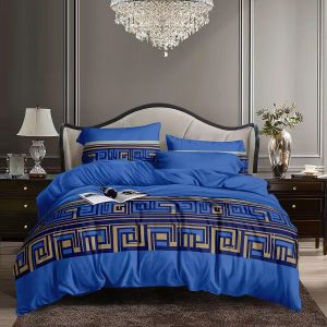 Bedding Set  4 Pillow Covers + 1 Bed Sheet -MULTICOLOUR