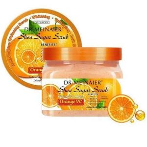 Dr meinaier  Shea Sugar Whitening Scrub Orange Vitamin C - 650g