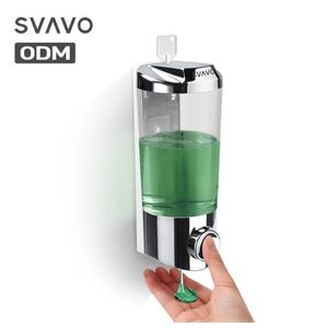 Ba Hotel and home use manual press lotion hand shampoo and shower gel wall mounted dispenser 