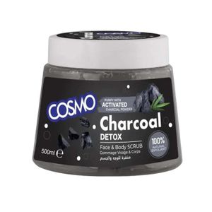 Cosmo Charcoal Face & Body Scrub 500ml