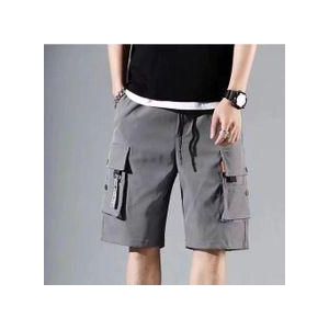Berrykey Mens Shorts joggers Nicker Sweat Trousers Sport Pants Side Pocket Cargo