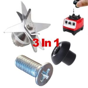 SILVER CREST 3 In 1 Commercial Blender Spare Part Replacement Blade & Drive Socket  & Tightening Screw - Silver/Black