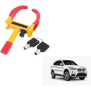 Car Wheel Lock Clamp - Yellow/Red