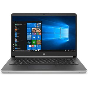 Hp  14 Laptop 14-dk0028wm, AMD Ryzen 3 3200U, 4GB DDR4 RAM, 128GB SSD, 14 Inches" HD Display, Windows 10 Home,Silver