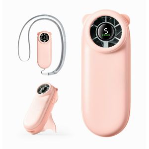  Rechargeable Handheld Mini Fan -Pink