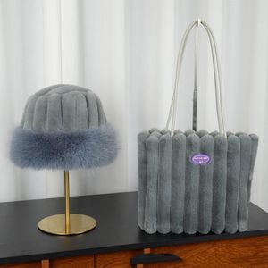 China Image Faux 2in1 ladies bag and cap