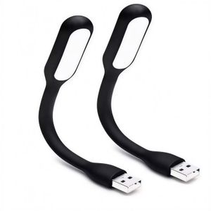 ShebSheb 2 Pack Mini USB LED Light, Flexible Portable Reading Lamp for Laptop, PC, Power Bank, Soft Eye‑Care Night Light, USB Powered