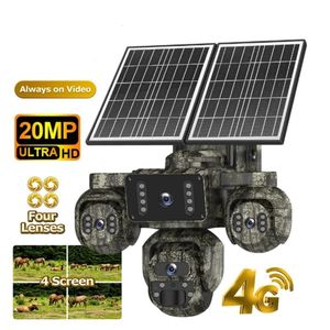 4 Lens 4G Solar Security Camera