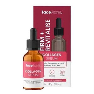 Face Facts Firm & Revitalise Collagen Facial Serum - 30ml Anti-Aging & Wrinkle Smoothing Face Serum