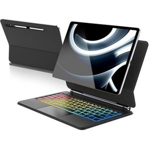 Samsung Backlit Magnetic Keyboard Case for Galaxy Tab S9, S9 FE, S8 & S7 – Slim, Protective, & Wireless 11 ~ inches