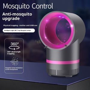 Household mosquito killer lamp indoor mosquito repellent plug-in mosquito suction - black