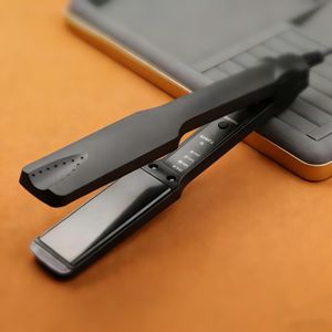 Professional Wide-Plate Straightener Curling Iron Temperature Adjustable Wet&Dry Use