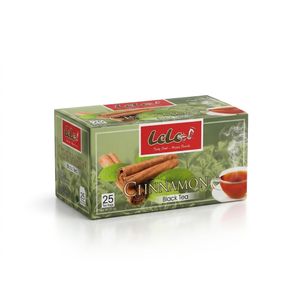 Lele Cinnamon Flavoured Black Tea - 2 Packs (25 Tea Bags x 2)