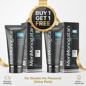 Love MenMonogatari 2-in-1 Premium Lube - Long-Lasting 200ml Water-Based Gel for Men & Women