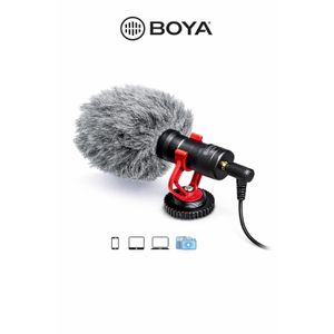 BOYA BY-MM1 Universal Cardioid Microphone for Smartphone, Camera & Laptop – High Quality Audio Mic
