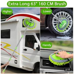 A C R Expandable Car Cleaning Mop - Multicolour