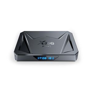 X96Q Pro+ Cortex-A55 Android 14 Box, RAM:4GB+32GB, UK Plug - Black