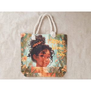 Women's Anime Graphic Canvas Tote Bag – Milk Shoulder Bag