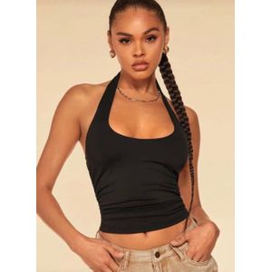 Top Halter black.