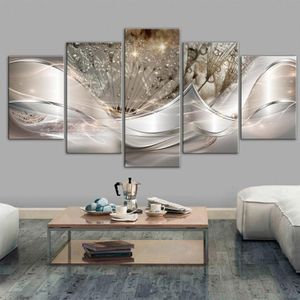 Wall Decorative Paintings Frameless, Size: 20x50cm - Yellow