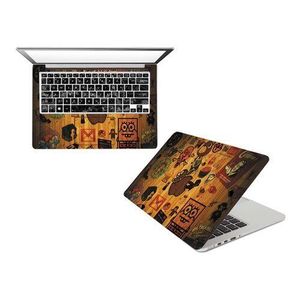 Multi-design Vinyl Laptop Sticker - Multicolour
