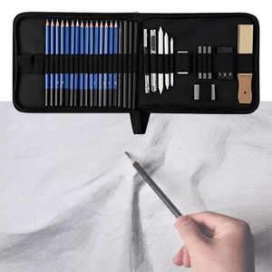 168pc Drawing Pen Art Set Kit Colored Pencils and Sketch Charcoal
