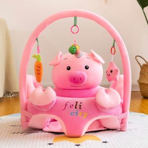 Baby Sit up with Playing toys - Pink