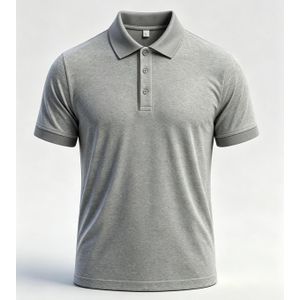 Men's Polo Shirt  Women's Polo Shirt Men's T-shirt Women's T-shirt New casual T-shirts for men and women M-XXL  All Gray