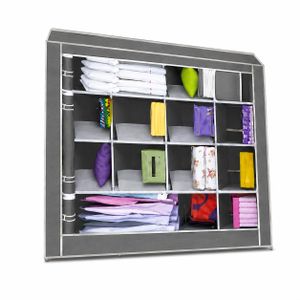 4:1 Canopy Plastic Wadrobe - Gray