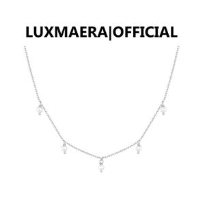 Luxmaera Women's Neck Chain Pearl Choker Necklace, Gold Or White Gold