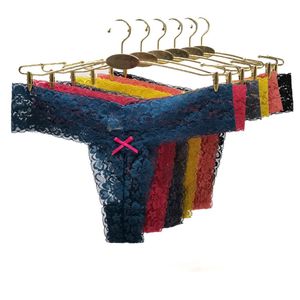 Fashion And Style Women’s Lace Thong Panties – 6-Piece Set-Stretchy & Comfortable