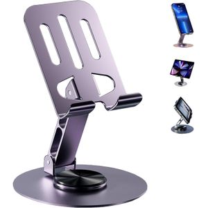 Mobile phone holder, tablet holder,foldable 360-degree rotating all-metal holder