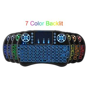 Tianquil Wireless Mini Keyboard 2.4GHz Backlit for Smartphones, PC, Tablet, Laptop TV Box iOS Android Windows Mac-Black