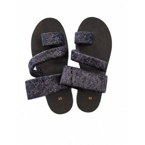 Nokoko Multi Men's Luxury Strap Slippers – Fashionable Non-Slip Leather Slide Sandals For Casual Indoor & Outdoor Wear
