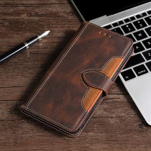Redmi Note 15 Pro (+) Plus 5G High Quality Flip Retro Leather Case With Magnetic Buckle - Brown 