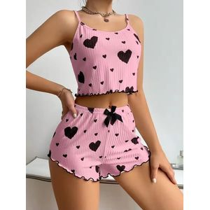 2PCS Sexy Women’s Sleepwear - Pink