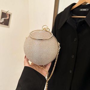 Other Luxury round portable clutch bag 
