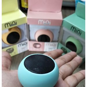 Mini Y3 Macaron Bluetooth Speaker- black, blue, pink and green