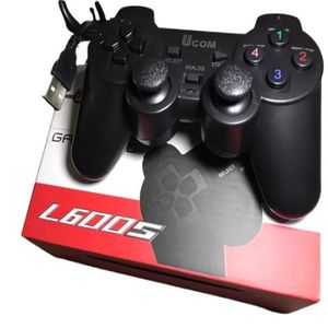 UCOM L600S USB Wired Gaming Controller for for PC, Computer, Laptop, PS2 and PS3 - Black