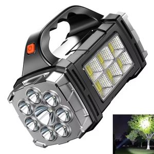 General Dual Side Solar LED Handheld Light, Camping & Home Emergency Flashlight