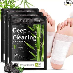 South Moon Bamboo Vinegar Foot Care Patches – Overnight Foot Comfort Patches with Adhesive Sheets (10 Pieces)