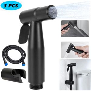 3PCS Handheld Bidet Sprayer,Toilet Spray G-un,Pressure Spray G-un