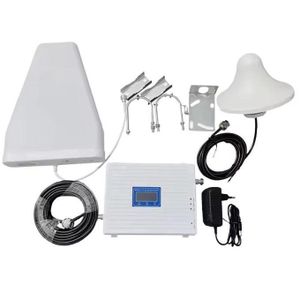 Mobile Signal Booster, Tri Band 2G 3G 4G – White