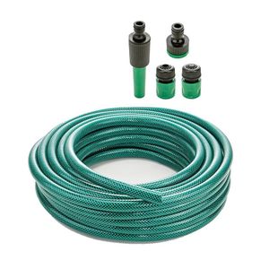 Ultra-Resistant Garden Water Hose - PVC With Polyester Inner Layer  - 15m - 19mm Thick
