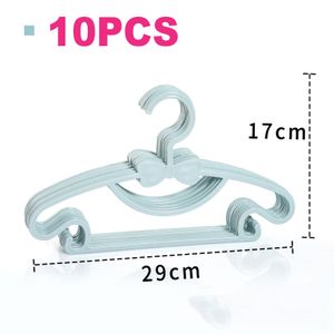 5/10PCS Kids Clothes Hanger Racks Portable Display Hangers Plastic Children  Coats Hanger Baby Clothing Organizer