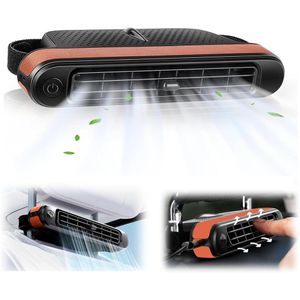 Backseat Cooling Fan Cooling Air Fan Car Seat Air Conditioner Fan Adjustable USB Powered Portable Vehicle-3 Speed