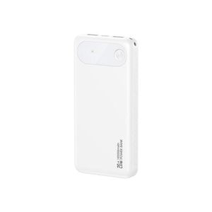 PD 20W Power Bank 10000mAh Fast Charging Battery Pack with Digital Display (L14.3 x W6.95 x T1.5)cm / (L5.63 x W2.74 x T0.59)" - White