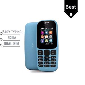New Nokia 105 Dual SIM Keypad Phone with 1.8-Inch Display and 800mAh Battery – Simple and Efficient Keypads Phone Designed for Maximum Reliability and Ease
