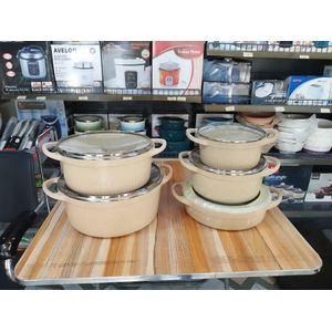 10pcs granite casting cookware set